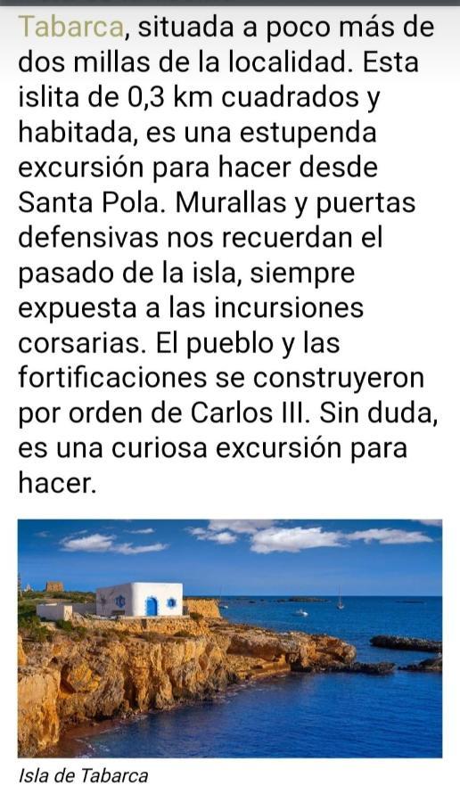 Apartament Eva Santa Pola Zewnętrze zdjęcie